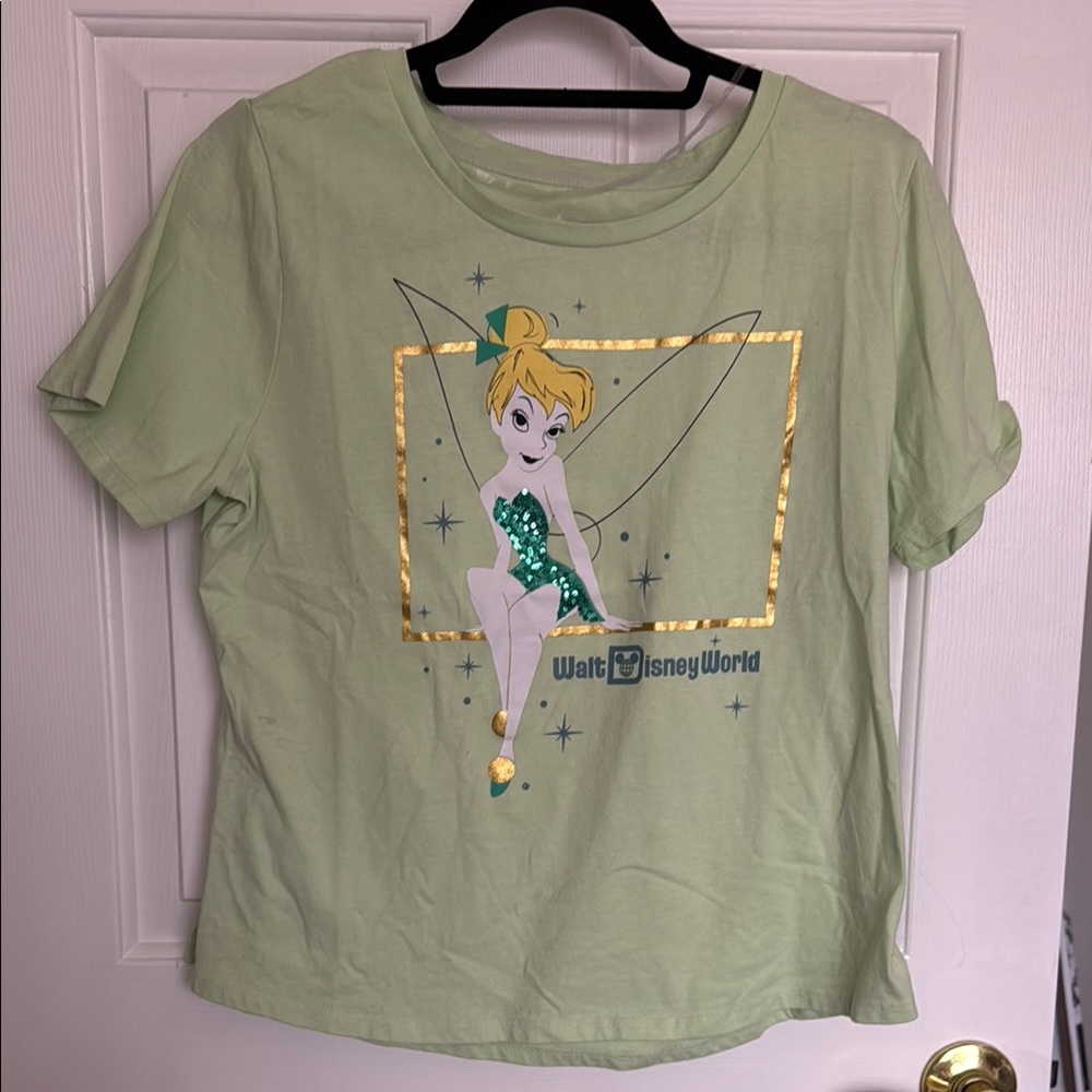 Green WDW Tinker Bell Tee (L)